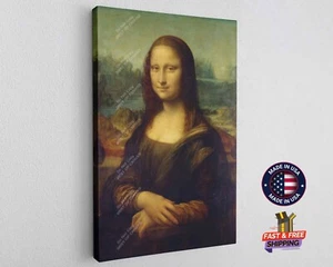 Mona Lisa by Leonardo Da Vinci Canvas Print Art Home Décor Wall Art - Picture 1 of 7