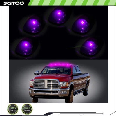 5PCS Smoke Side Marker For 1999 2000 2001 2002 Dodge Ram 2500 5.9L 8.0L - Image 1 of 4