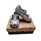 Mini Melissa Toddler Ultra Girl II Cat Glitter Flat Shoes Silver Size US 7M