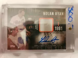 2015 Topps Highlight of the Year Nolan Ryan Autograph #HYAR-NR GU LE 6/10 - Picture 1 of 4