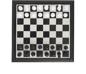 Marble Chess set in Black and white, Stone Chess Set, Chess set handmade Gift - Picture 1 of 4