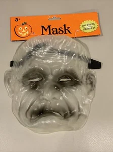 Kids Rubber Plastic Halloween Monster Mask Glow In The Dark NWT - Picture 1 of 4