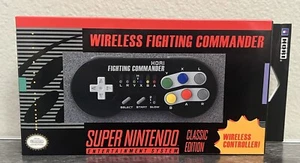 Hori Super Nintendo Classic Edition Wireless Fighting Commander Control Pad New - Picture 1 of 9