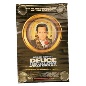 Deuce Bigalow männlich Gigolo Videothek Filmposter Rob Schneider Vintage ein Blatt - Bild 1 von 7