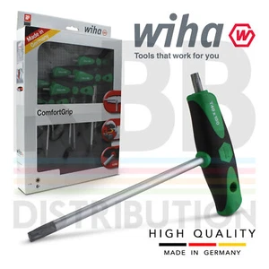 Wiha 45622 L key With T Handle Torx Driver Set Comfort Grip Metric T10 To T40 - Picture 1 of 5