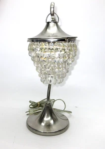 VTG CN Berman  Chandelier Bedside Table Lamp  Bedroom Nightstand Light - Picture 1 of 9