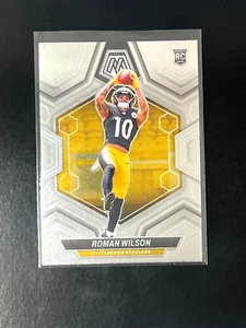 Mosaico Panini 2024 #369 Roman Wilson base de novato Pittsburgh Steelers. - Imagen 1 de 2