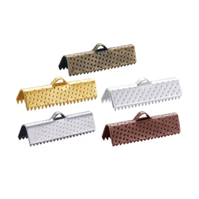 230 шт./200 г, концы железной ленты смешанного цвета, обжимные зажимы, фурнитура для рукоделия 25x8 мм - Изображение 1 из 4