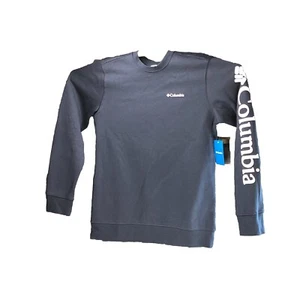 Columbia Sweatshirt Mens Trek Med Crew Neck Long Sleeves Large Indigo Blue Navy - Picture 1 of 9