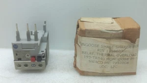 AB ALLEN-BRADLEY 193-T1AB40 REVERE ELECTRIC SUPPLY RELAY THERMAL OVERLOAD - Picture 1 of 6