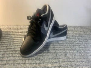Nike Air Jordan 1 Retro Low OG Shadow 2015 Size 10 Grey Black White - Picture 1 of 7