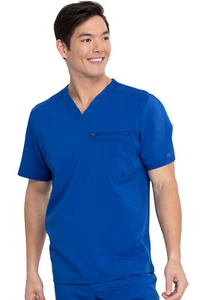 Galaxy Dickies Balance Scrubs Mens V Neck Top DK865 GAB - Picture 1 of 5