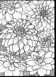 Stempel Dahlie Hintergrund - Bild 1 von 2
