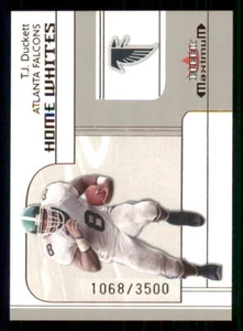 2002 Fleer Maximum #287 T.J. Duckett RC /3500 - Picture 1 of 2
