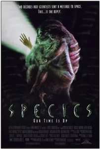 SPECIES 1995 póster original de la película 27x40 - NATASHA HENSTRIDGE, Michael Madsen - Imagen 1 de 1