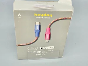 heyday USB-C to iPhone Braided Cable - with Sharone Townsend 6ft **OPEN BOX** - Picture 1 of 3
