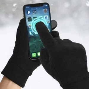Five Finger Full Finger Mittens Warm Cycling Gloves Thin Fleece Gloves  Autumn - Picture 1 of 16