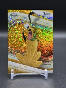 2025 Topps Chrome Disney PLUTO Gold Mini Diamonds Refractor /50 - Picture 1 of 2