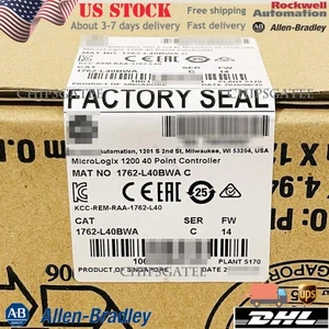 Nuovo 1762-L40BWA MicroLogix 1200 40 punti controller 1762-L40BWA 1pcs US Free Tax - Foto 1 di 1