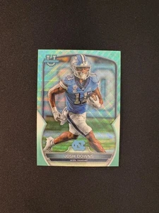 2022 Bowman University Chrome - Josh Downs #30 Aqua Wave Refractor /299 (RC) - Picture 1 of 2