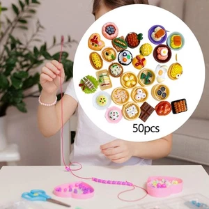 50Pcs Mini Food Models Random Simulation Crafts Pretend Play for Fairy Garden - Picture 1 of 4