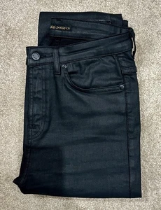 **NUDIE JEANS** Hightop Tilde Painted Black 32W 32L - Picture 1 of 9