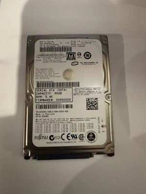 Fujitsu MHZ2080BH 80 GB,Internal,5400 RPM,2.5" (MHZ2080BH-G2) Hard Drive - Image 1 of 3