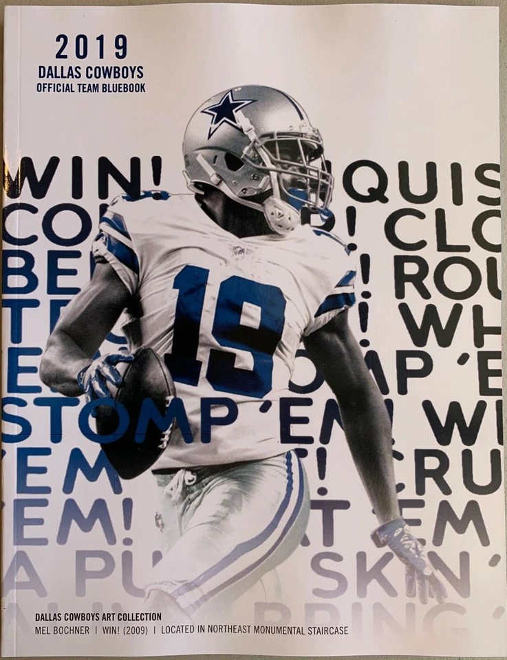 2019 DALLAS COWBOYS YEARBOOK PROGRAM 256 PAGES SHIPPING NOW SUPER BOWL 2021 ? - Image 1 of 1