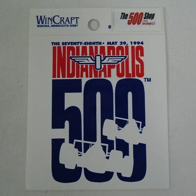 1994 Indianapolis 500 Event Collector Decal New - Image 1 of 4