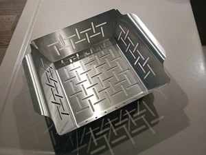 Küchen Profi Gemüsekorb Grillkorb Grillschale BBQ Rost Edelstahl V2a - Bild 1 von 12