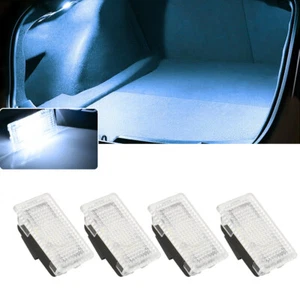 4X For Tesla S 3 X Y Ice Blue LED Door Step Trunk Cargo Interior Lighting Lamps - Picture 1 of 10