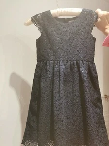 John Rocha Navy lace Dress Size 8 Years - Bild 1 von 3