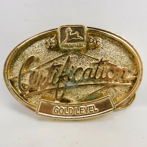 Fibbia cintura programma allenamento John Deere 1996 certificazione livello oro - Foto 1 di 11