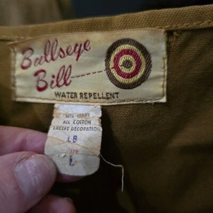 Bullseye Bill Water Repellent field vest bird hunting Vintage Lucky mens L - Picture 1 of 11