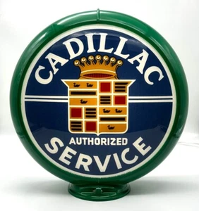CADILLAC Gas Pump Globe - 13.5" - SHIPS FULLY ASSEMBLED! READY FOR YOUR PUMP!! - Picture 1 of 19