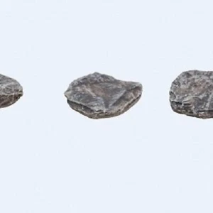 (Pack of 3)Slate Stepping Stones Ornaments - Grey Vivid Arts -Miniature World - Picture 1 of 1