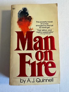 Man on Fire AJ Quinnell 1st Printing 1982 Paperback Fawcett Crest - Imagen 1 de 8