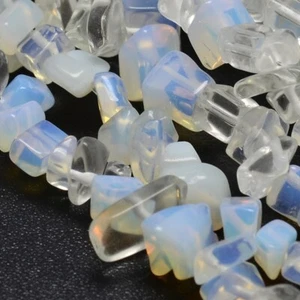 90stk Mondstein Natur Edelstein Naturstein Chips 4~6mm Splitter Perlen G657 - Bild 1 von 4