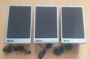 * 3 PC-Lautsprecher / Tevion / 3 x 5 Watt / Hintern Links-Center-Hinten Rechts * - Bild 1 von 4