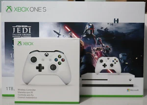 Microsoft Xbox One S 4K Star Wars Jedi: Fallen Order 1TB Limited Console & Extra - Imagen 1 de 4