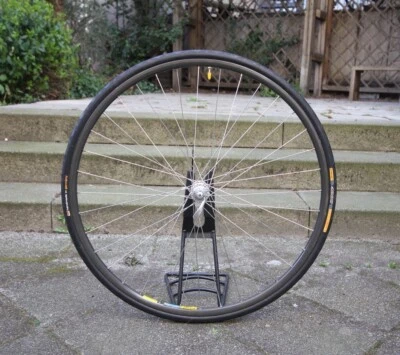 FRONT Campagnolo C Record Hub  / Mavic Open 4 CD Clincher Rim / 36 H / Wheel - Bild 1 von 4