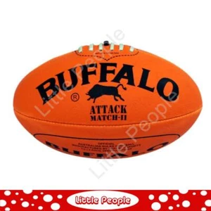 Buffalo Sports Soft Touch Pvc Full Size 22cm Orange Aussie Rules Football - Picture 1 of 1