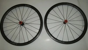 KRU CARBON CLINCHER ROAD WHEELS C-38 VGCF-H VAPOR GROWN CARBON FIBRE 1 X SET - Photo 1/12