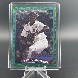 2024 Topps Series 2 #89B2-37 1989 Pedro Martinez Green Foil #/99 Boston Red Sox - Picture 1 of 6