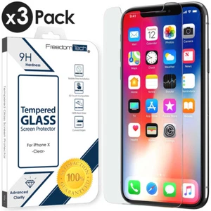 3er Pack Hartglas Displayschutzfolie für iPhone 11 Pro 8 7 6s Plus X Xs Max XR - Bild 1 von 14