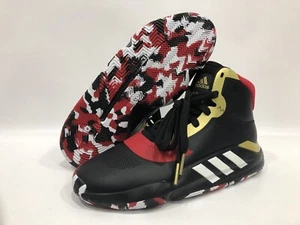 Scarpe da basket Adidas Pro Bounce 2019 Ciao Uomo Nuove Nero Bianco Rosso Oro Tg 81/2 - Foto 1 di 6