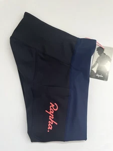Rapha Womens Cycling Leggings Purple Black Pink Commuter Sz XXS UK 4 Compression - Picture 1 of 9