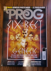 PROG MAGAZINE Oct 2022 #134 SIX OF THE BEST GENESIS w/4 POSTCARDS Brand New! - Foto 1 di 7