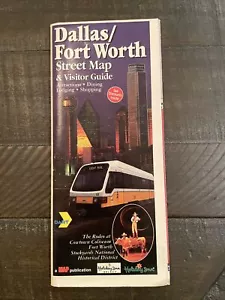 Vintage 1997 Brochure Dallas/Fort Worth Street Map & Visitor Guide Holiday Inn - Picture 1 of 4