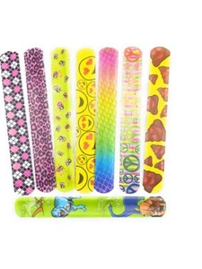 12 Schnapparmband Snap Armband viele Designs Klatscharmband Kinder Mitgebsel - Bild 1 von 1